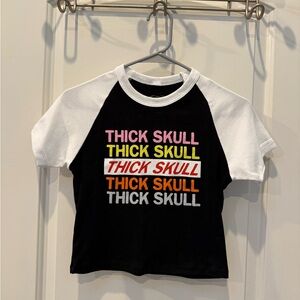 Paramore ‘Thick Skull’ Official Cropped Baby Tee